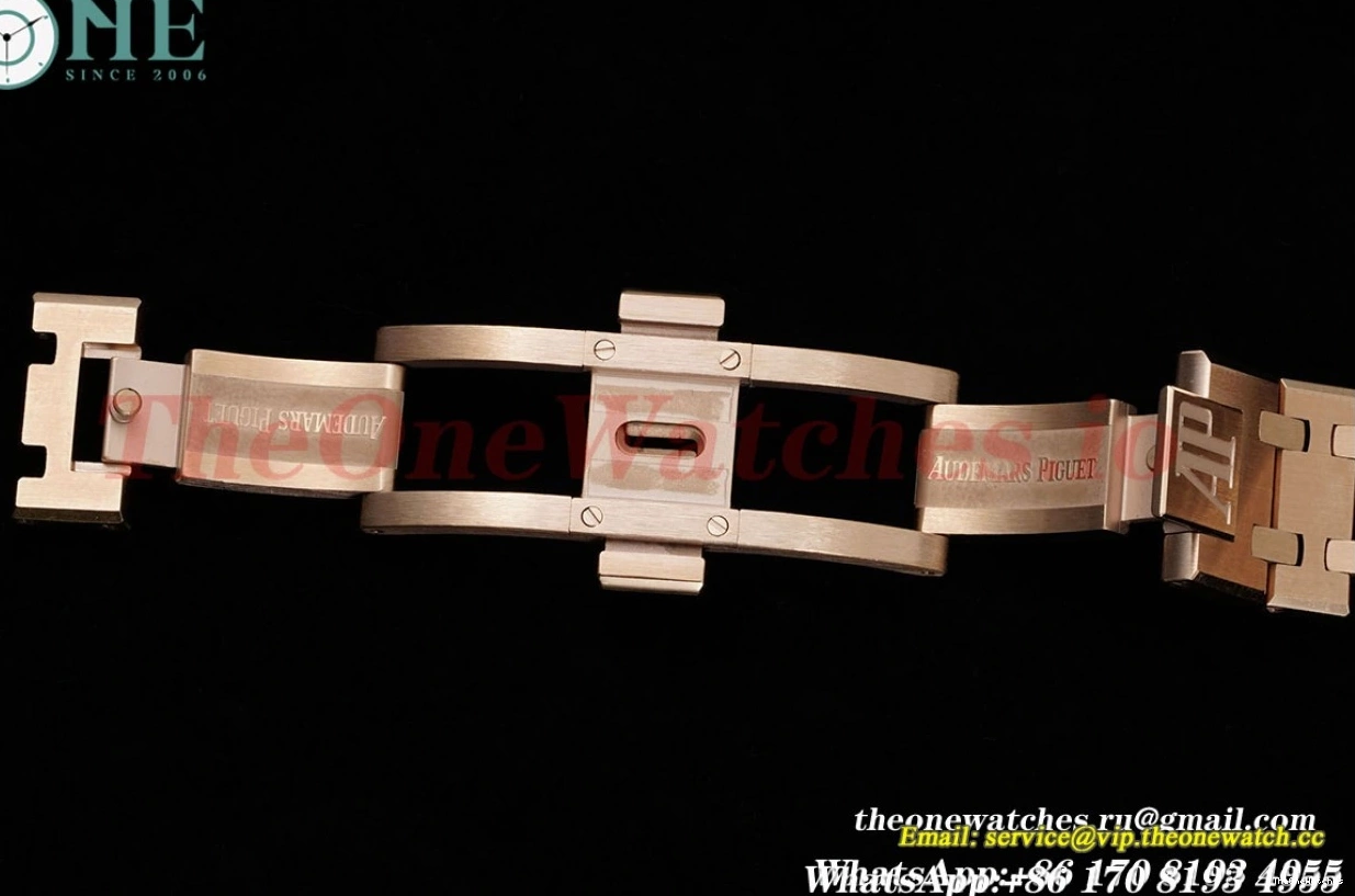 White JJF Diamond 33mm RG Swiss RG Qtz Oak Royal Ladies 0103